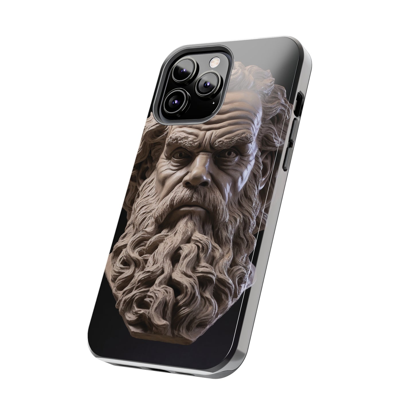 Socrates Face Tough Phone Case - Protect Your Device with Wisdom