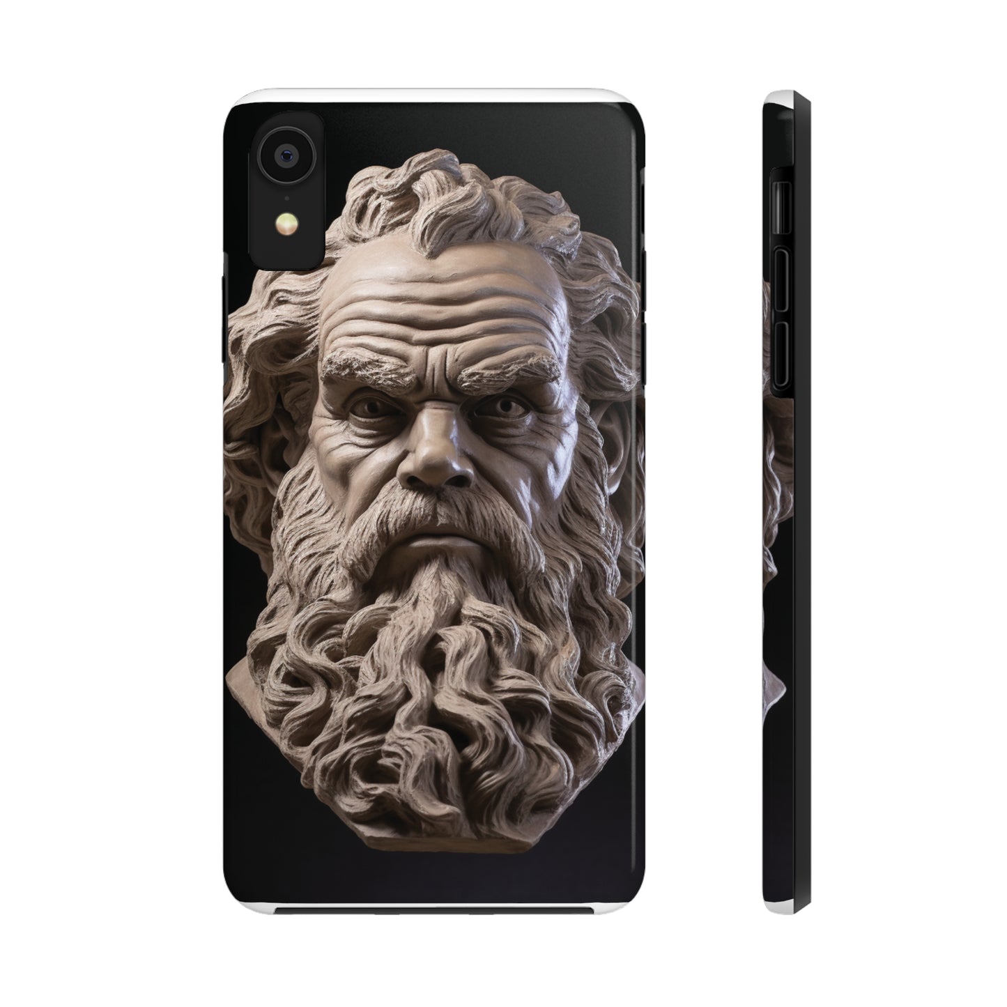 Socrates Face Tough Phone Case - Protect Your Device with Wisdom