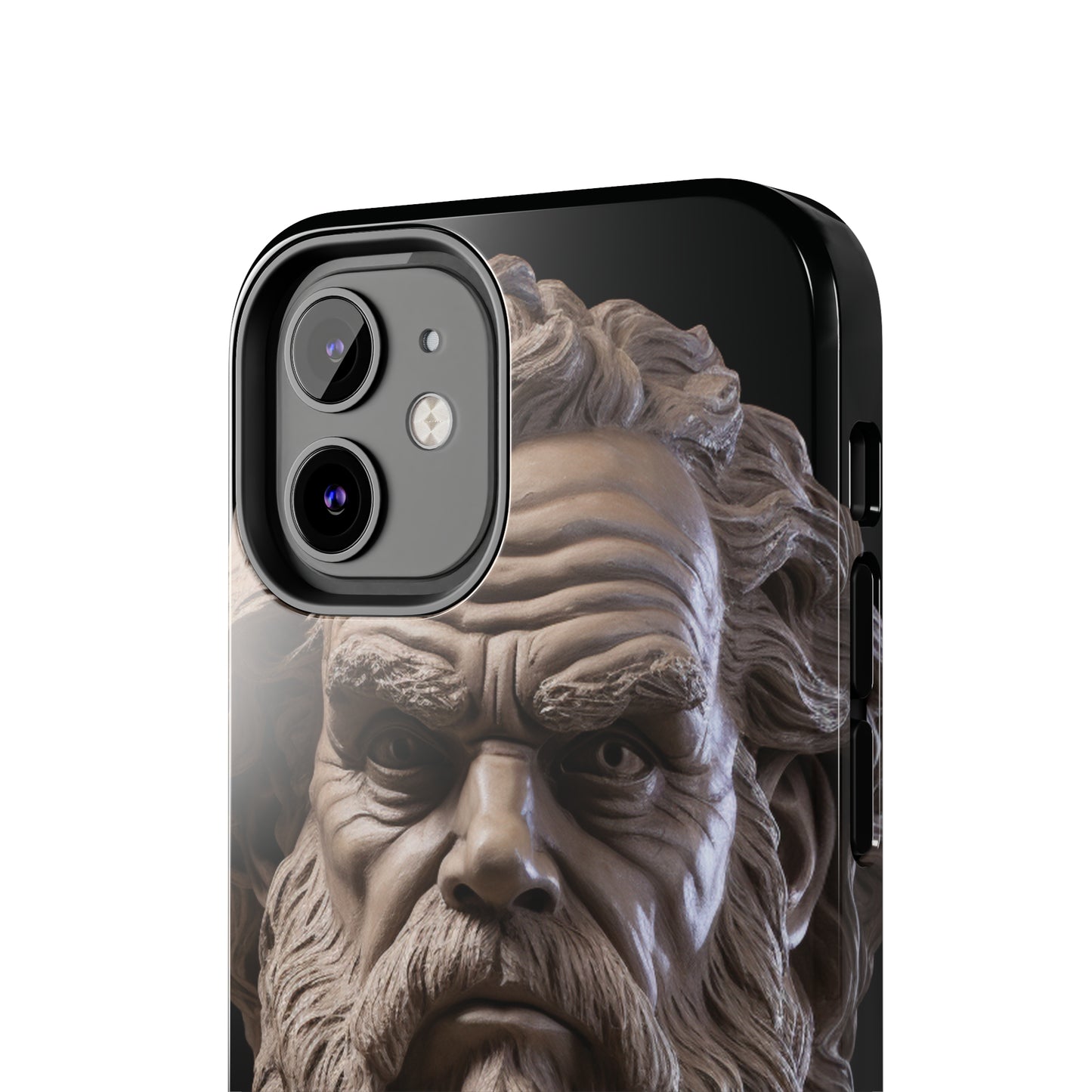 Socrates Face Tough Phone Case - Protect Your Device with Wisdom