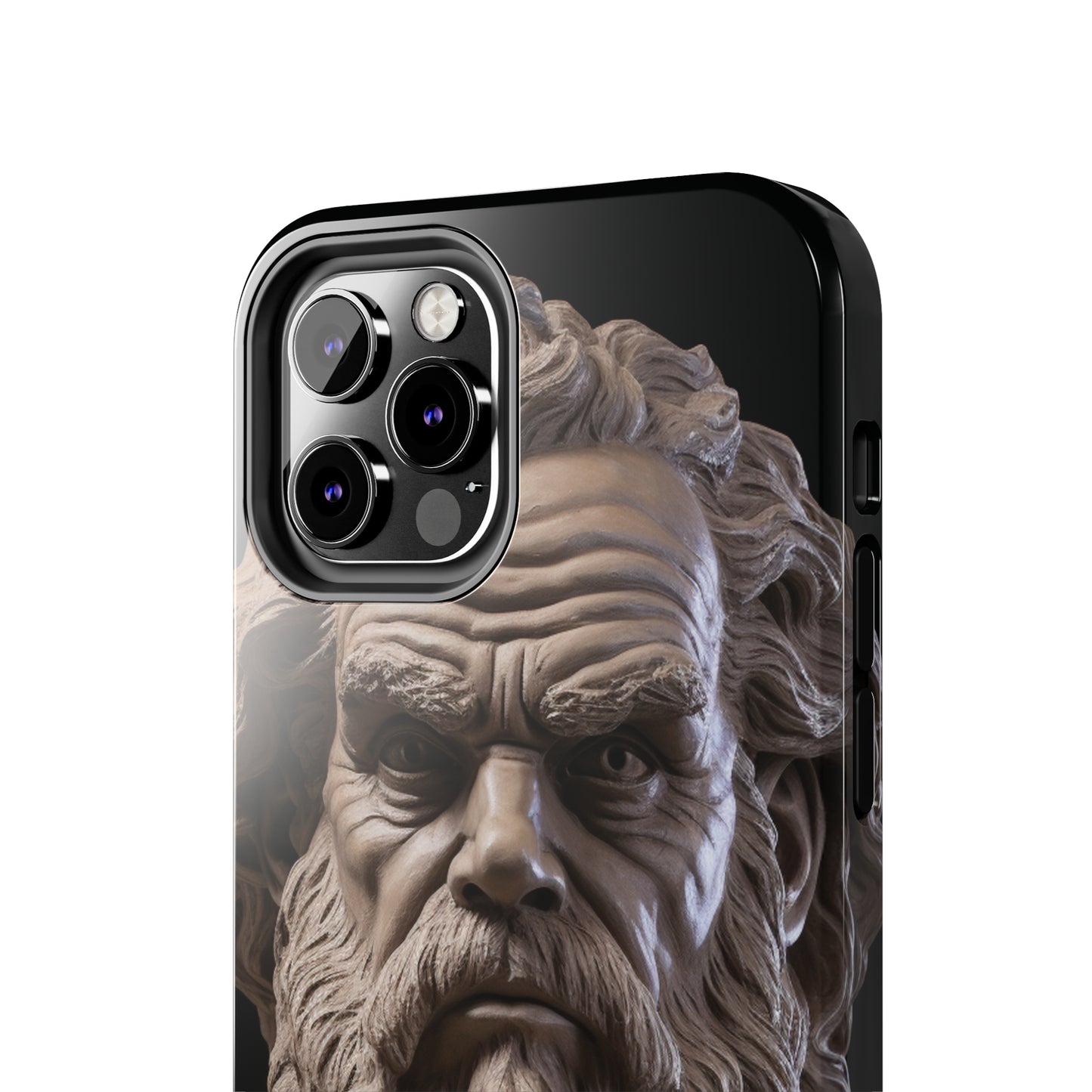 Socrates Face Tough Phone Case - Protect Your Device with Wisdom