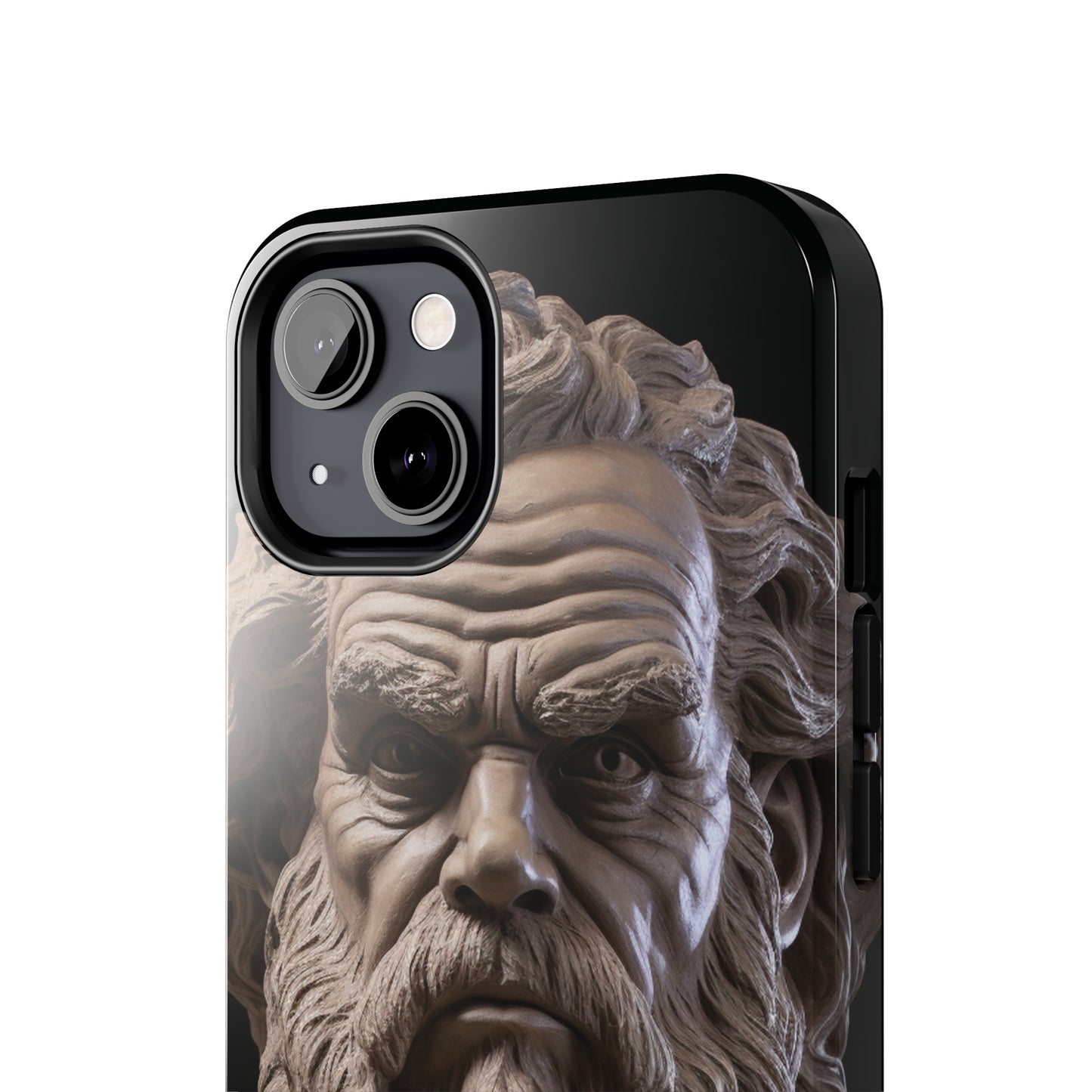 Socrates Face Tough Phone Case - Protect Your Device with Wisdom