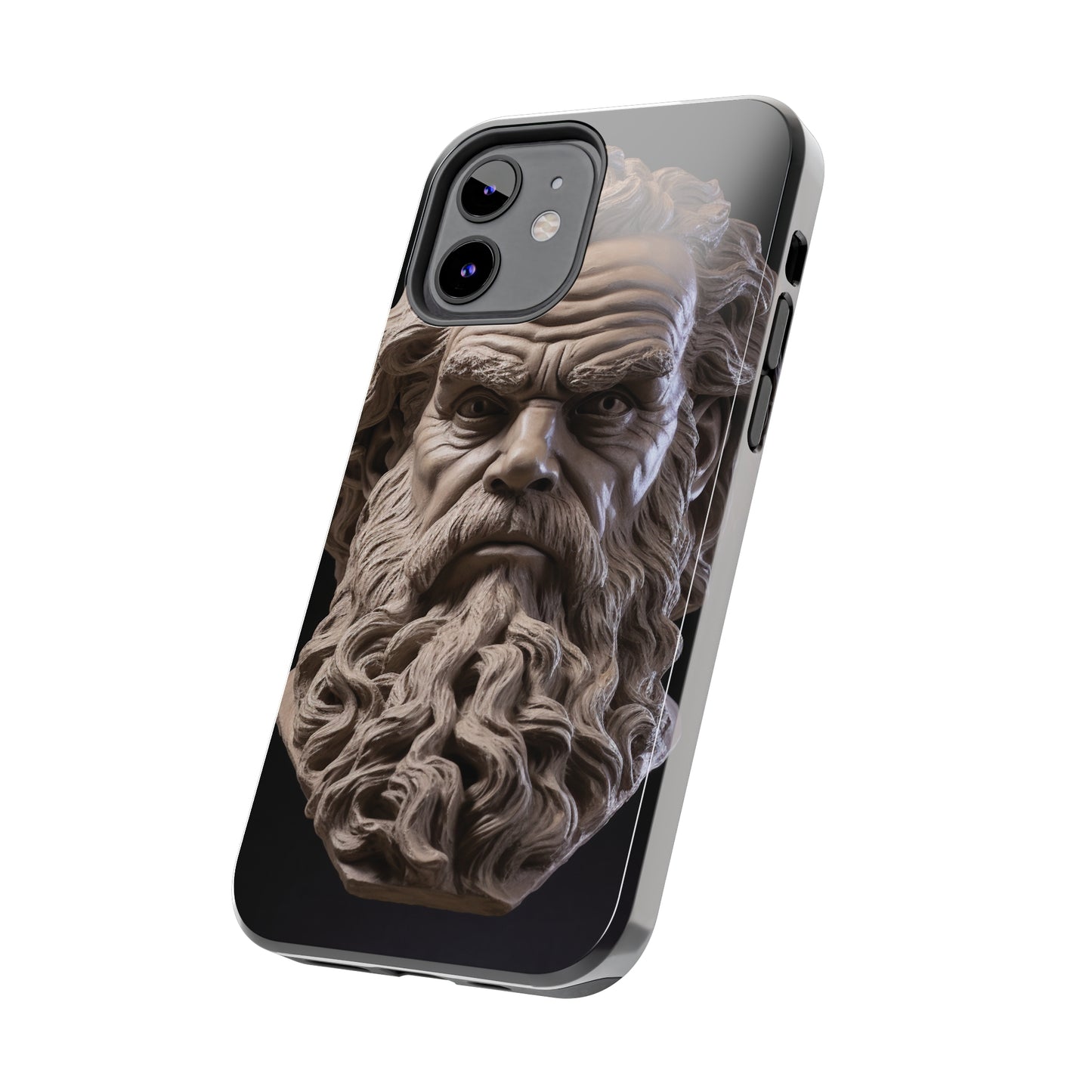 Socrates Face Tough Phone Case - Protect Your Device with Wisdom