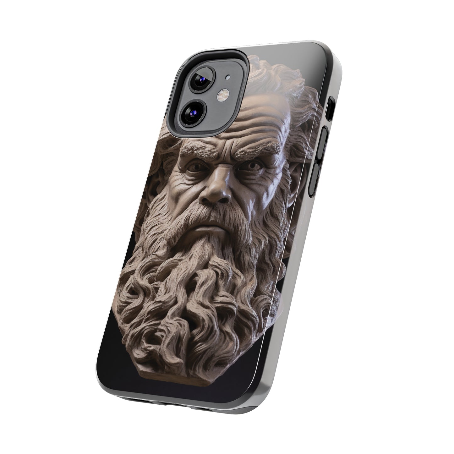 Socrates Face Tough Phone Case - Protect Your Device with Wisdom