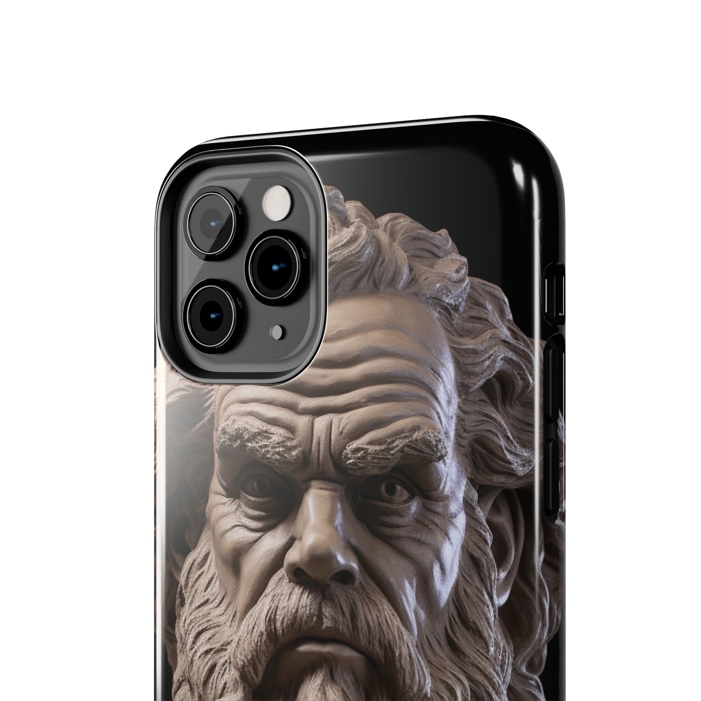 Socrates Face Tough Phone Case - Protect Your Device with Wisdom