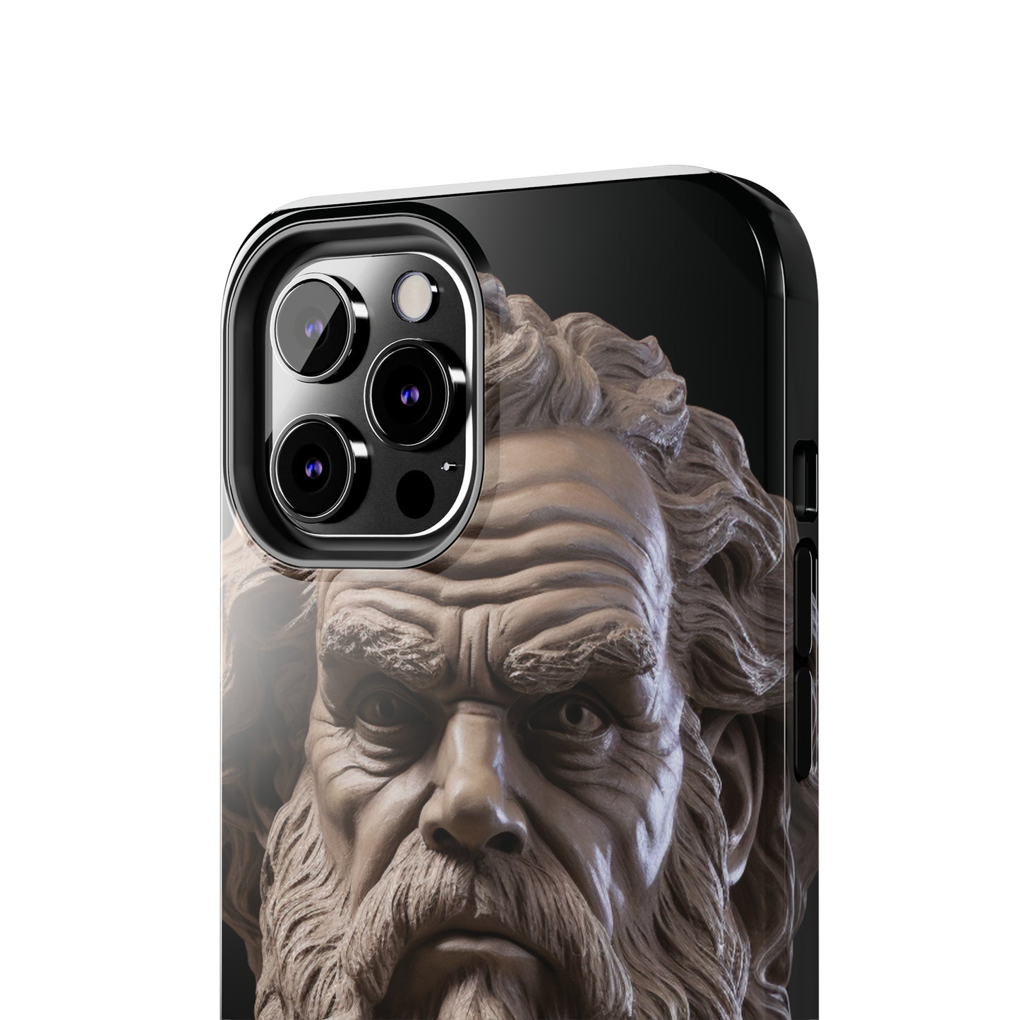 Socrates Face Tough Phone Case - Protect Your Device with Wisdom